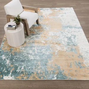 Vienna Distressed Rug - Mineral Blue Multi