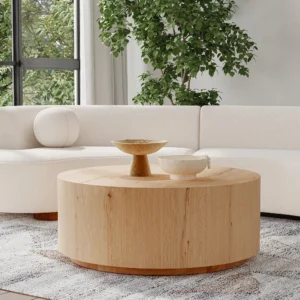 Layne Coffee Table with Casters - True Natural