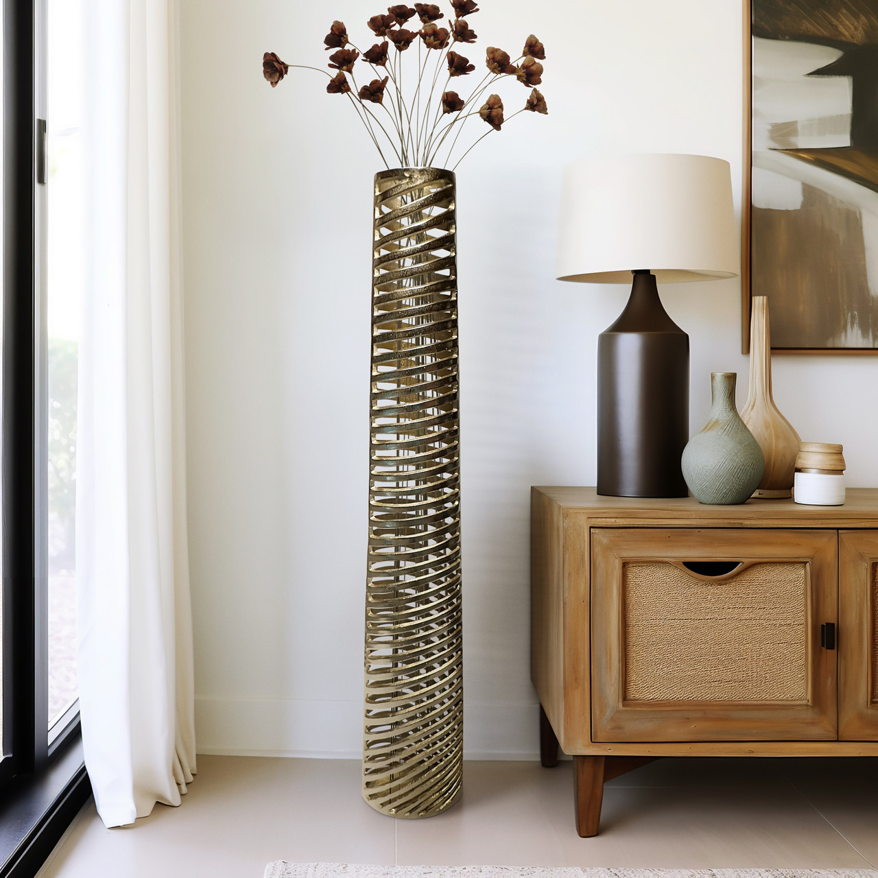 Jadewind Gold Vase 58 (In) - Image 5