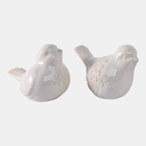 Fernrun Set Of 2 Ivory Garden Statuary 6 (In)